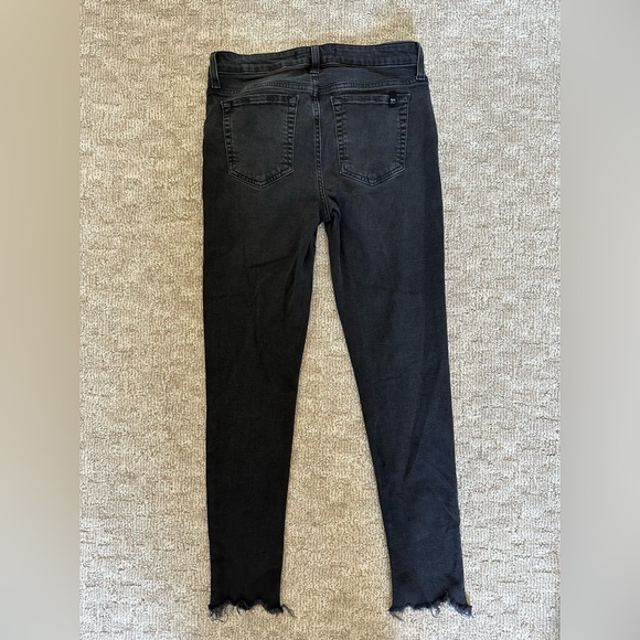 JOE’S JEANS Distressed Mid-Rise Black Skinny Ankle Tularose Jeans - Picture 4 of 7